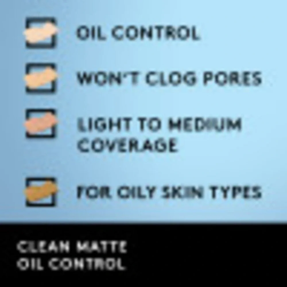 COVERGIRL Clean Matte Oil Control Liquid Foundation 548 Perfect Beige 1 fl oz